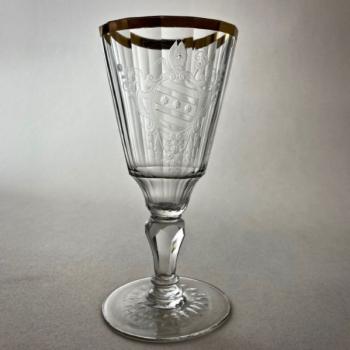 Glass Goblet - clear glass - 1770