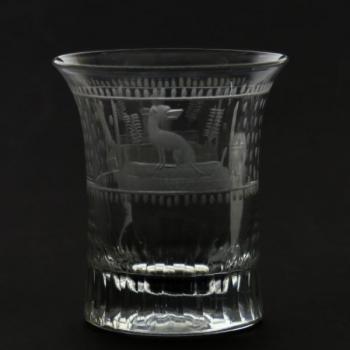 Glass Goblet - clear glass - 1820