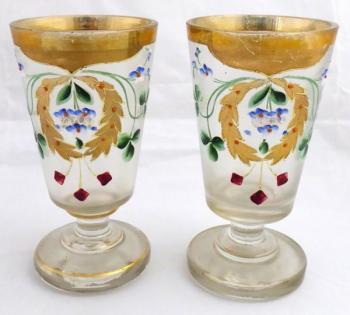 Small Glasses - glass - 1910 Small Glasses - glass - 1910