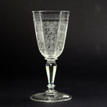 Glass Goblet - clear glass - 1890 Glass Goblet - clear glass - 1890
