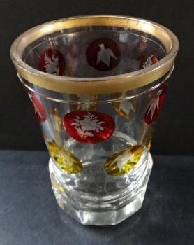 Goblet with yellow and ruby medallions Goblet with yellow and ruby medallions