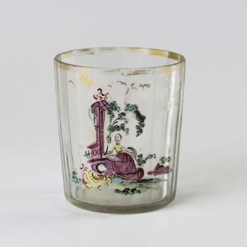 Glass - clear glass - Harrachov Bohemia - 1770 Glass - clear glass - Harrachov Bohemia - 1770