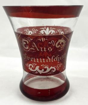 Glass - ruby glass - 1860 Glass - ruby glass - 1860