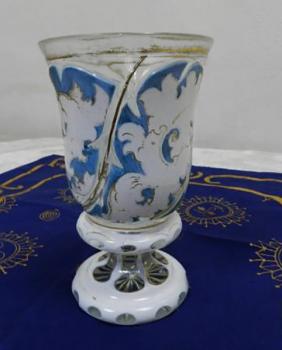 Glass Goblet - opal glass - 1840 Glass Goblet - opal glass - 1840