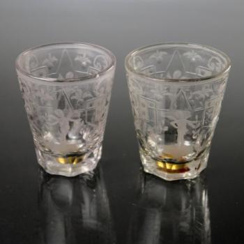 Glasses - clear glass - 1730 Glasses - clear glass - 1730