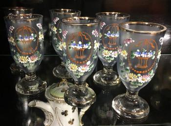 Glasses - glass - 1890 Glasses - glass - 1890