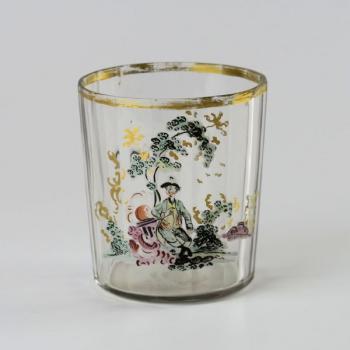 Glass - clear glass - Harrachov Bohemia - 1770 Glass - clear glass - Harrachov Bohemia - 1770