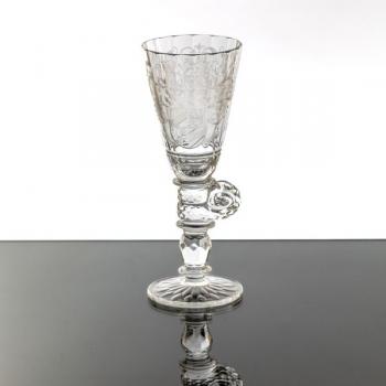 Glass Goblet - clear glass - 1910 Glass Goblet - clear glass - 1910