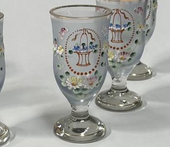 Glasses - clear glass - 1935 Glasses - clear glass - 1935