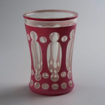 Glass - clear glass, pink glass - 1850