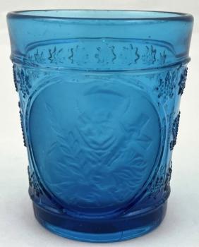 97. BLUE GLASS GOBLET