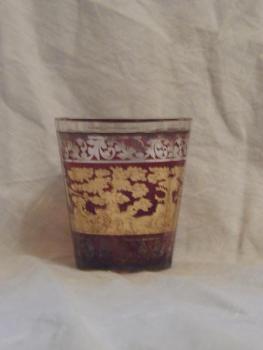Glass Goblet - cut glass, clear glass - 1730